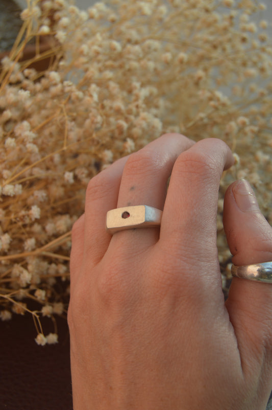 Ruby Signet Ring size 7.5